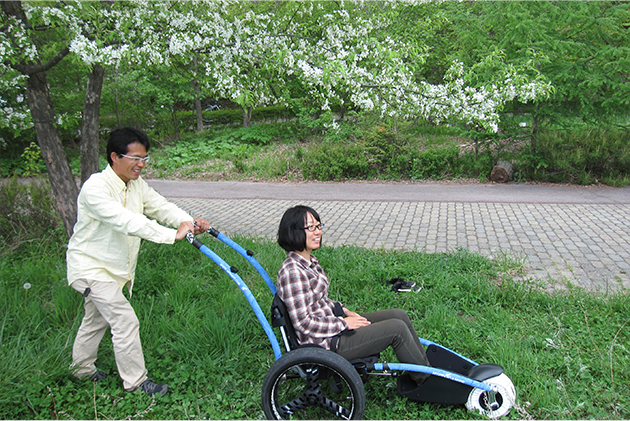 アウトドア車椅子の貸出