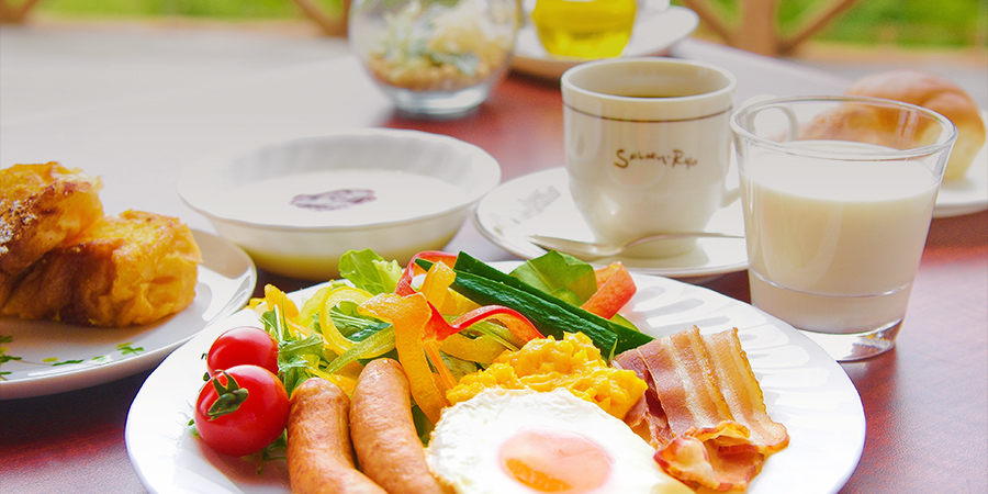 さわやかな一日のはじまりは八ヶ岳の食材をたっぷりと