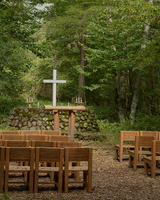 ナチュラルウェディングにぴったりの森の空間