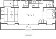 Floor plan:COTTAGE / Deluxe Cottage