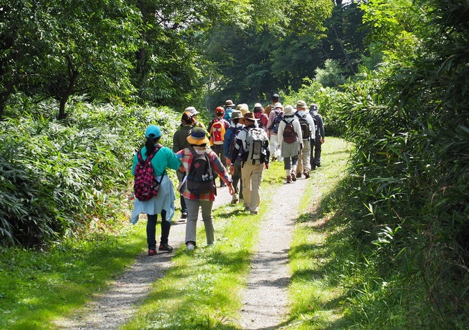 都留の湧水にふれるフットパス