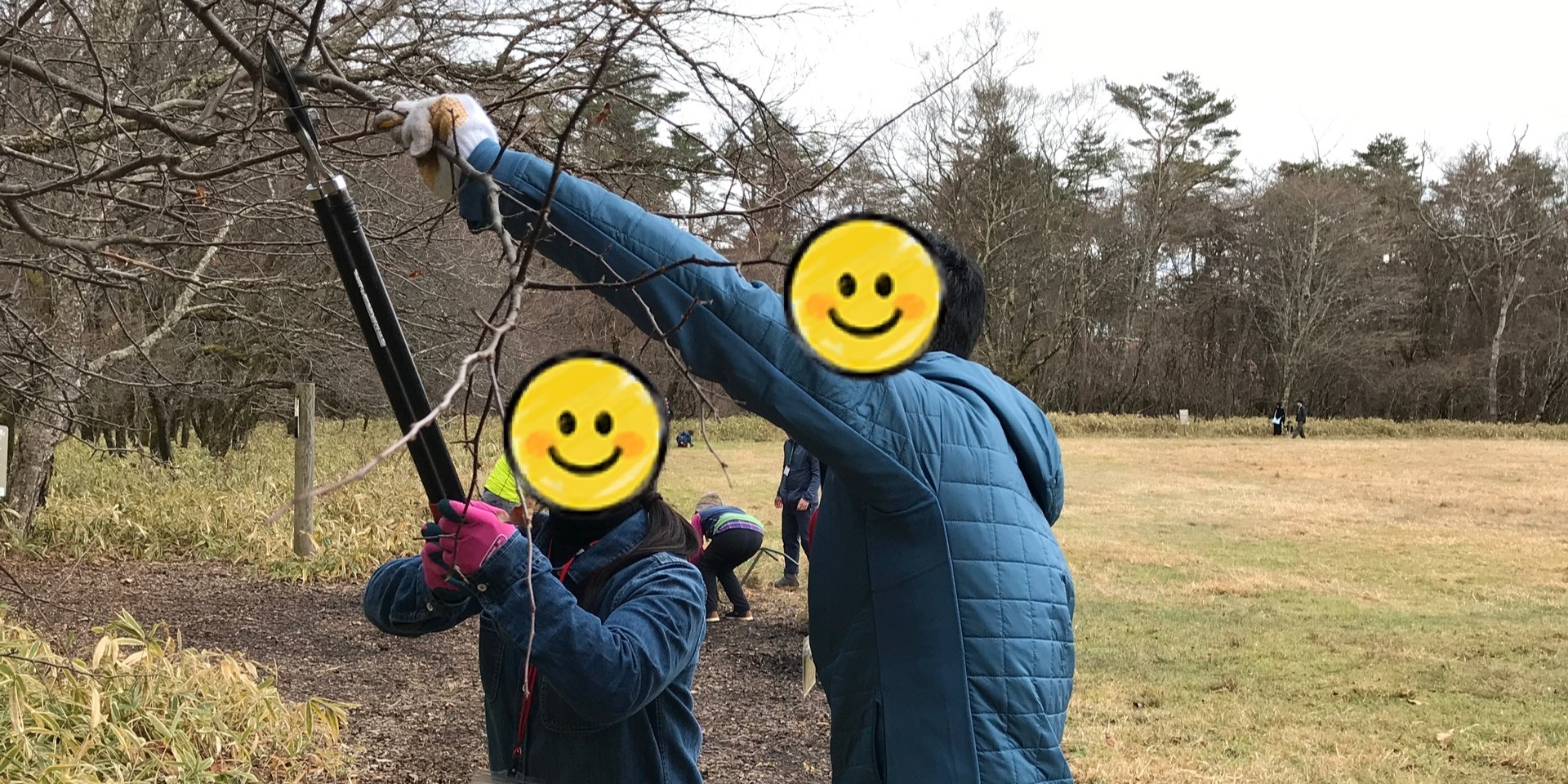 森のトレイルづくり&焚き火de婚活in清里アウトドア好きな独身男女の新しい出会いの場