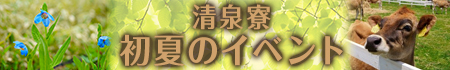 清泉寮春のイベント