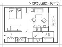 洋室平面図