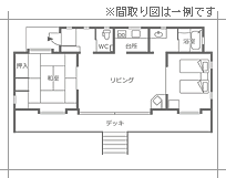 DXコテージ平面図